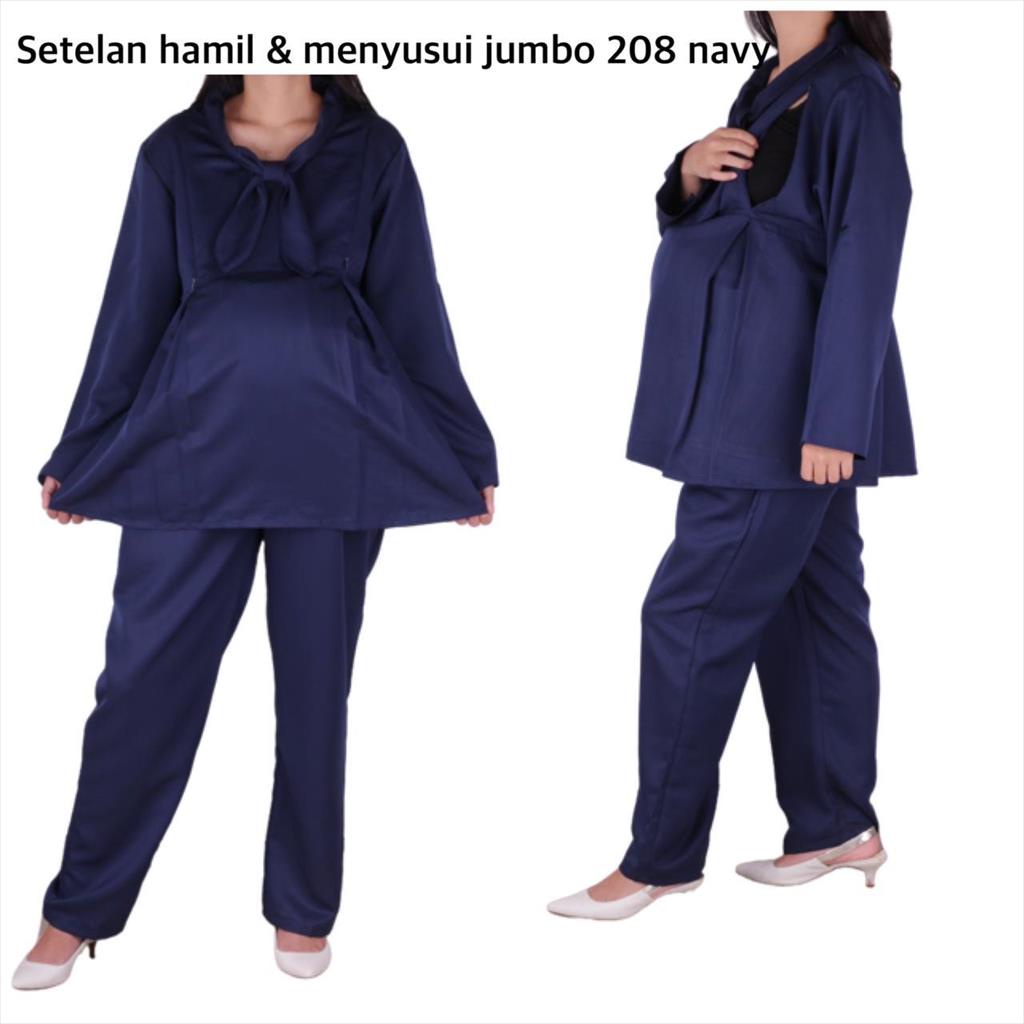 Setelan Hamil &amp; Menyusui Jumbo ST208