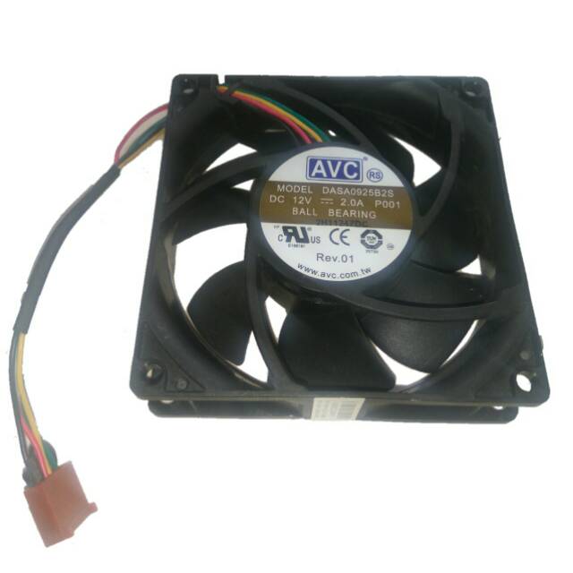 Fan Server AVC 12V 8x8x2,5 cm