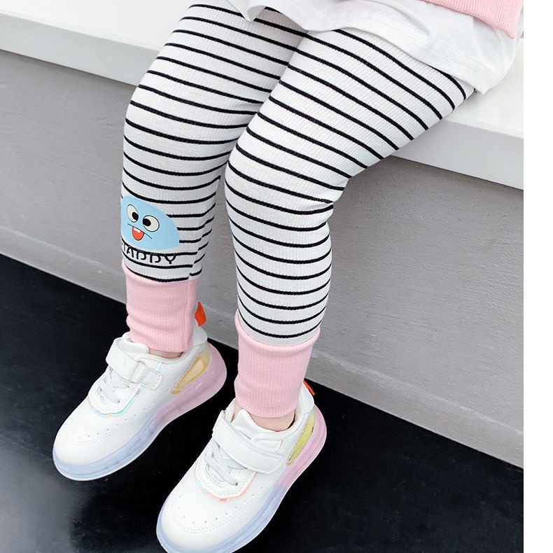 BABYLOVANTA - sweater + legging strip belang / baju baby import motif  PINK &amp; UNGU SWEATER baby usia 0-5 tahun