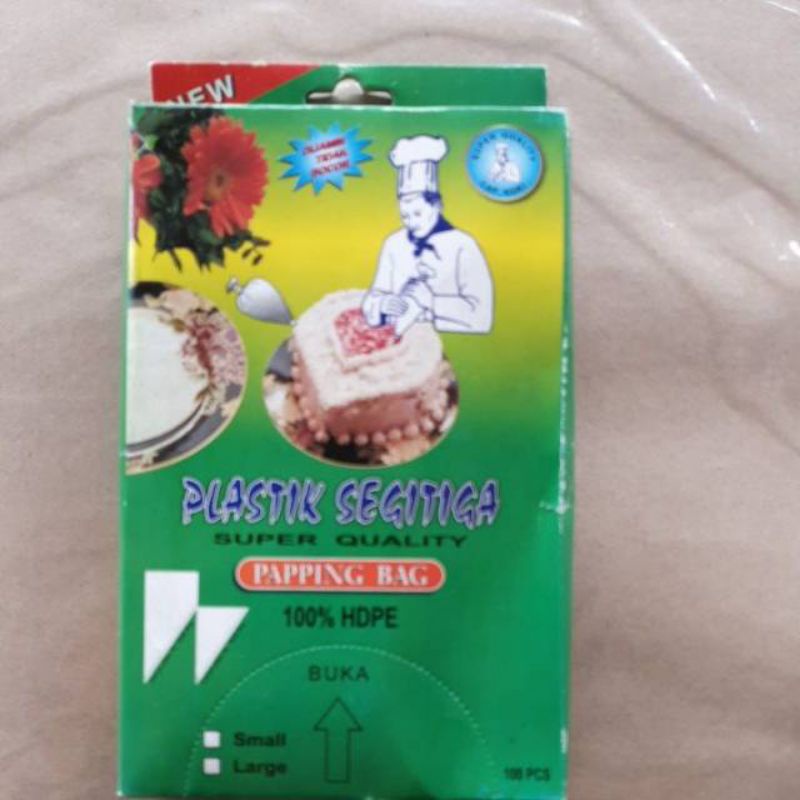 plastik segitiga isi 100 pcs high quality