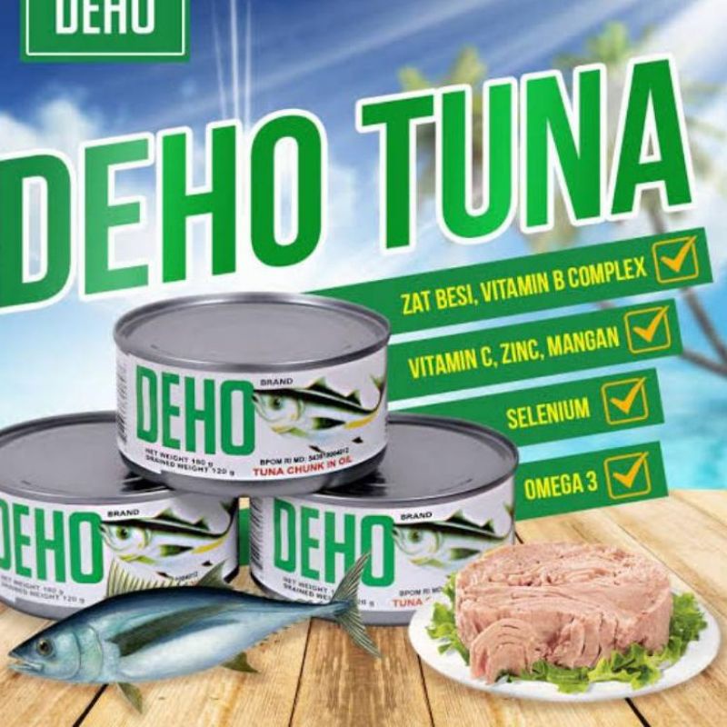 Tuna kaleng deho/ tuna kalengan