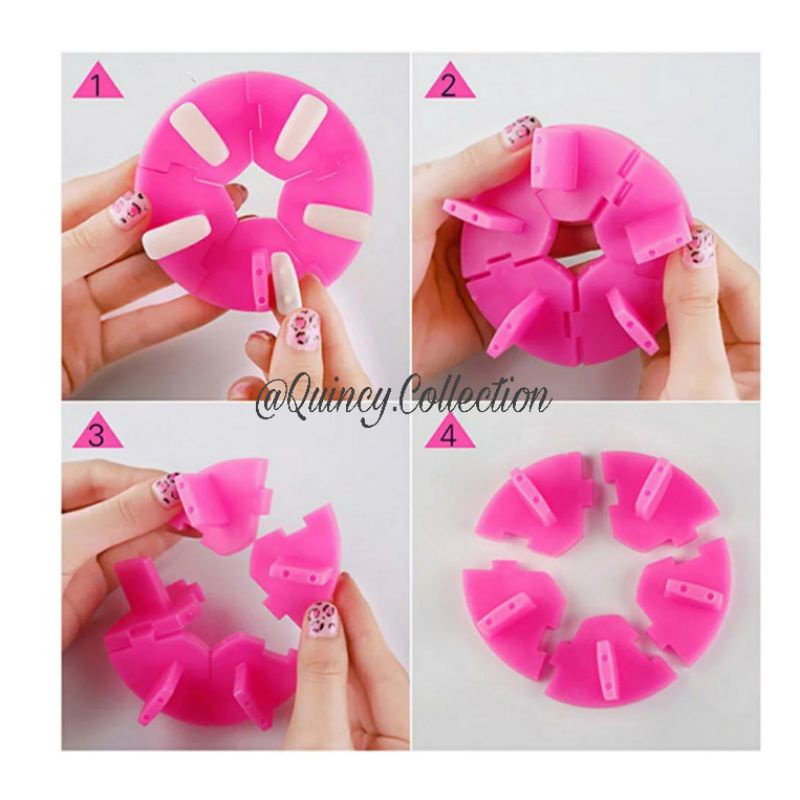 Nail Tip Display 5 in 1 / Nail Tip Stand / Nail Practice