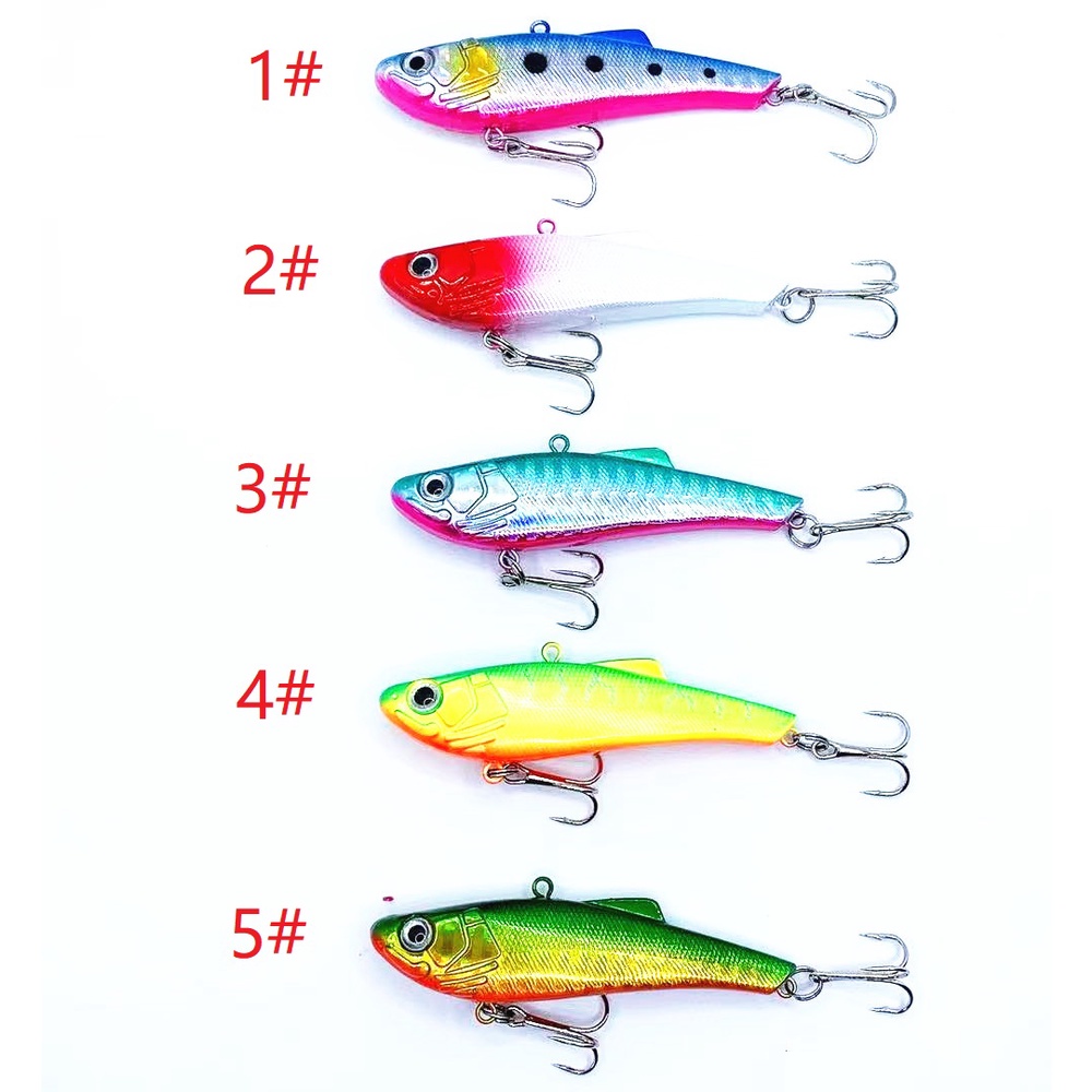 1Pcs Sinking VIB Minnow Umpan Pancing 8.5cm 6.3g Swimbait Fishing Lure Ikan Bass Jigging Wobbler Kail Memancing Tackle