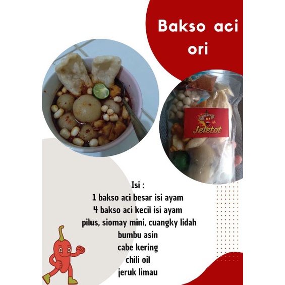 

Baso Aci isi ayam cincang