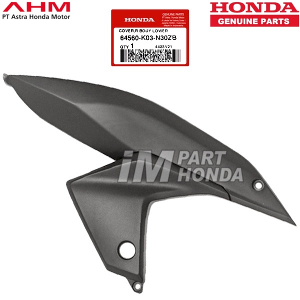 MURAH Cover R Body Lower Sambungan Body Kanan Revo Fit Fi 64560-K03-N30ZB 64560k03n30zb JAMINAN 100%