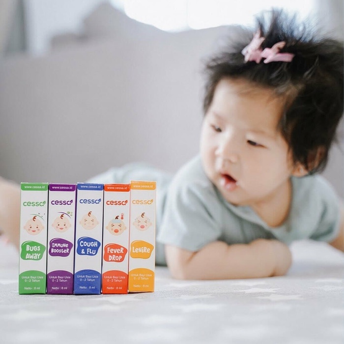 Cessa Essential Oil Bayi Minyak Oles Bayi Obat Herbal Flu Batuk Demam dan Menambah Daya Tahan Tubuh