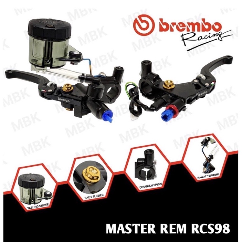 Master rem nissin set kiri kanan matic atau kopling universal