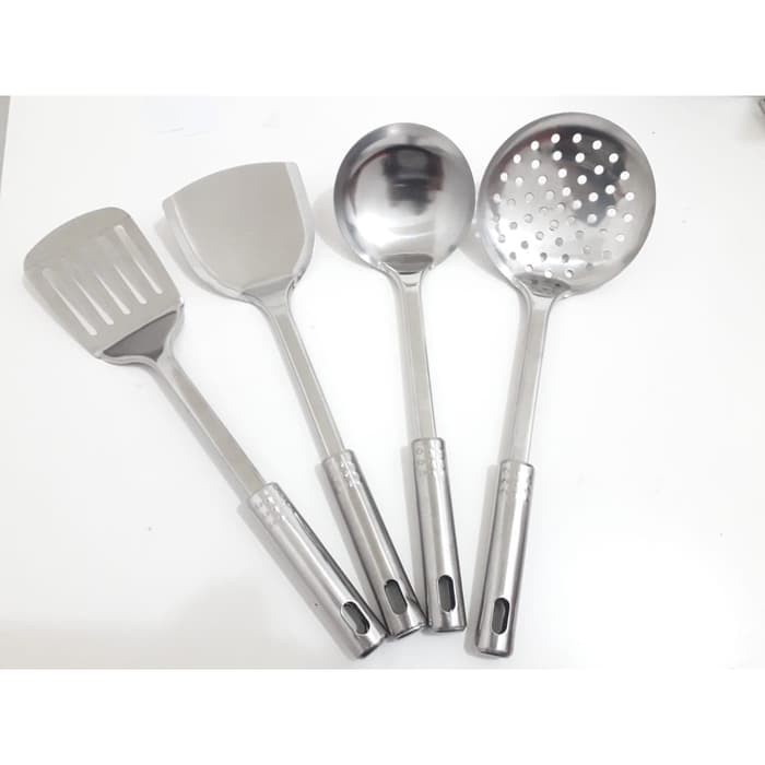[BISA COD] 7in1 SET PERALATAN Masak (KITCHEN TOOLS SET) / Spatula Set Stainless