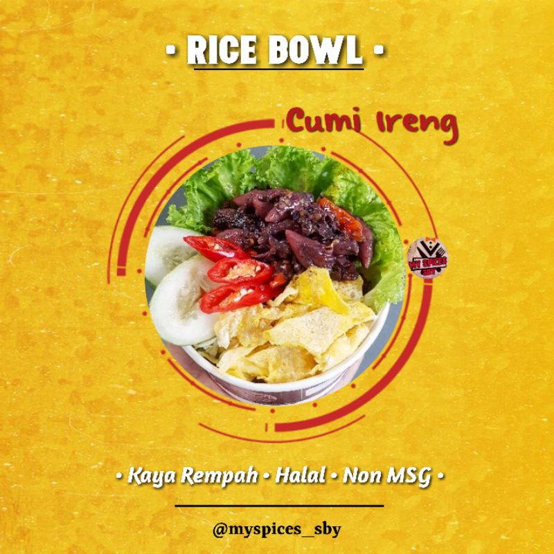 

RICE BOWL MY SPICES SBY (Medium)