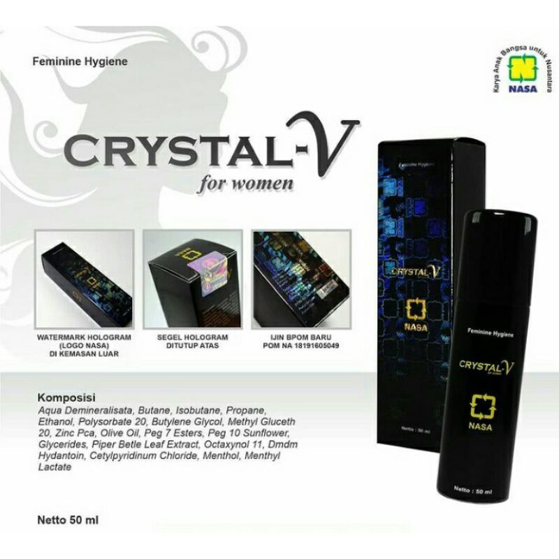 CRYSTAL V SPRAY FEMININE HYGINE