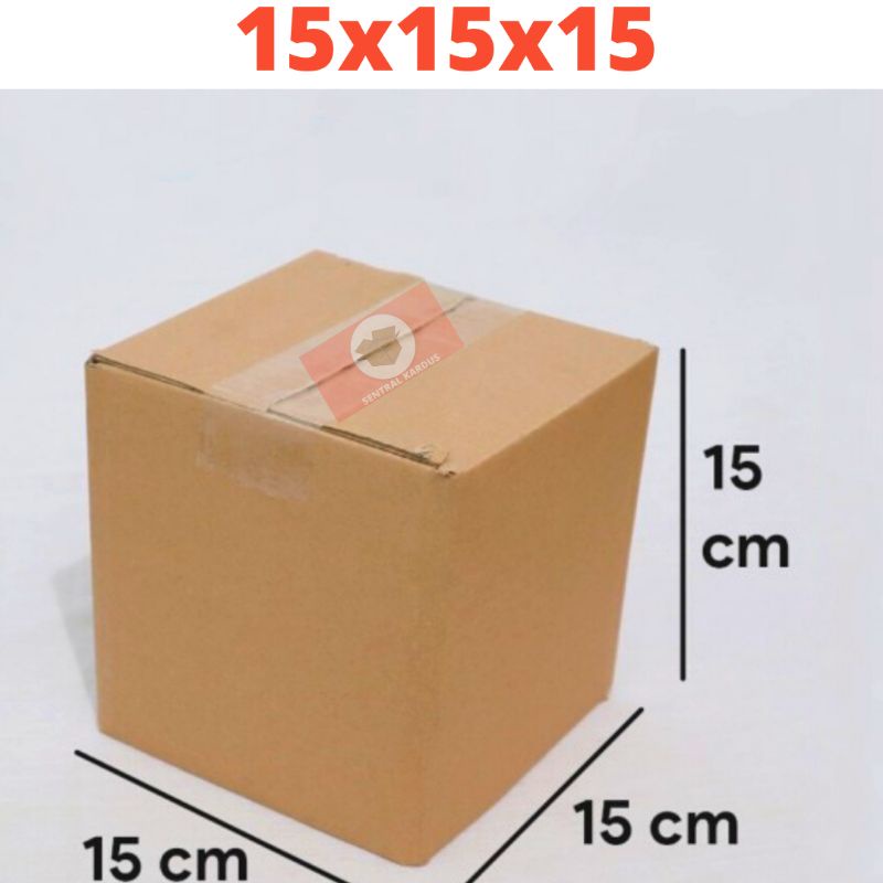 

Kardus karton 15x15x15 packing single wall murah