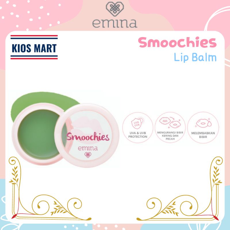 Emina Smoochies Lip Balm 3,7g | Pelembab Bibir