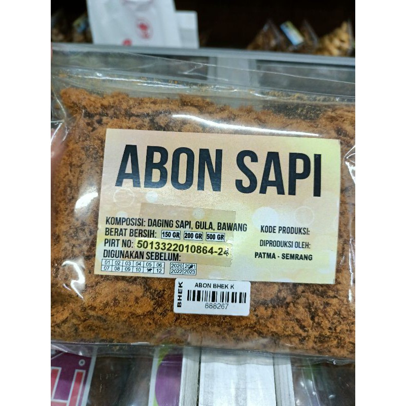 

abon sapi bhek 200grm