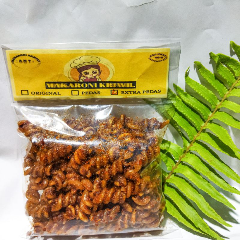 

(COD) Makaroni Kriwil Khas Tasikmalaya Cap ANT - Extra Pedas 75gr