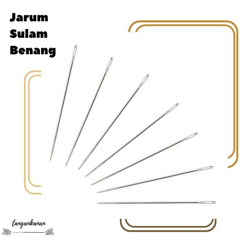 Jarum Sulam Benang Long Needles