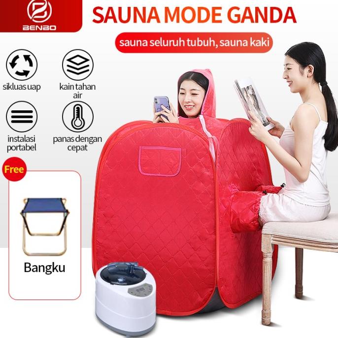 Dobel Sauna Portable Sauna Steam Alat Pelangsing Tubuh Alat Sauna Room