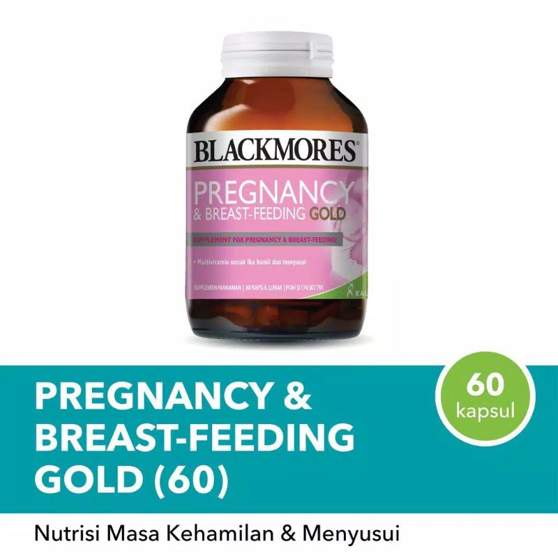 Blackmores Pregnancy and Breastfeeding Gold BPOM Kalbe - 60 Kapsul