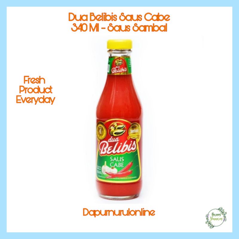 

Dua Belibis Saus Cabe 340 Ml - Saus Sambal