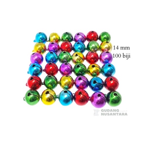 [ 100 biji ] Lonceng 14 mm / 1.4 cm / kerincingan / lonceng bell kecil