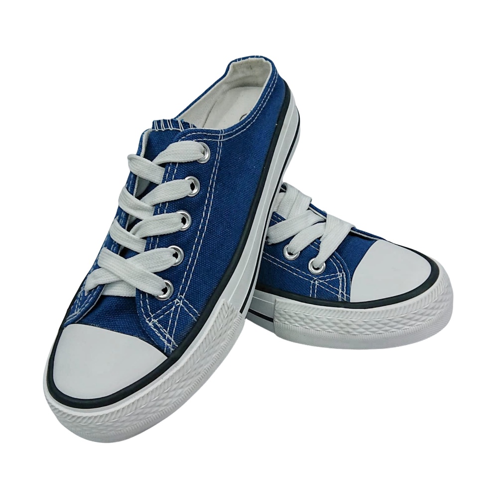 Sepatu Sneakers Kasual Pria Wanita Sepatu Sekolah Slip On Women Canvas Sneakers Satu7an SPT-01