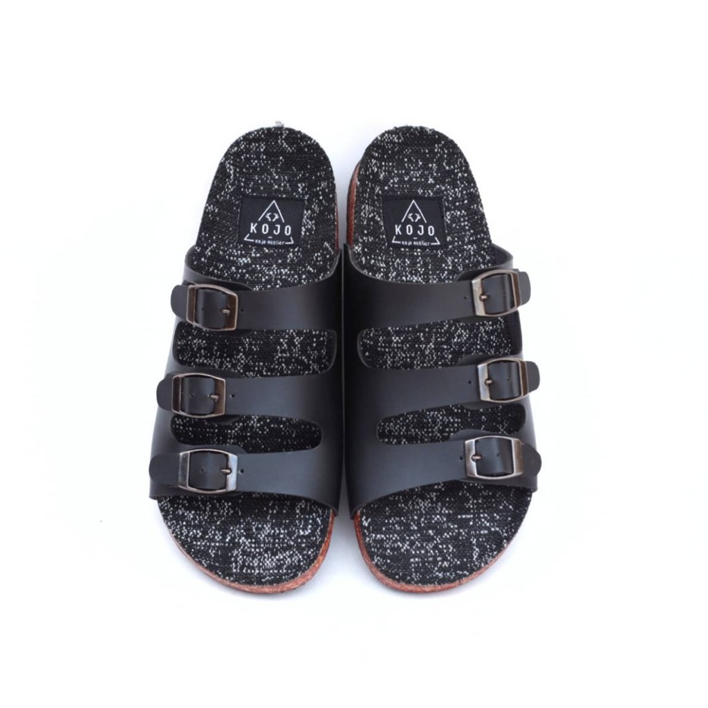 Sandal Pria Casual Fashion Outdoor Kasual Semi Kulit Sendal Pria Party Santai Slide Flip Flop
