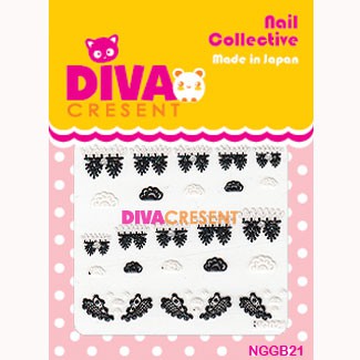 ISI 2 PACK NAIL ART 3D NAIL ART STICKER NGGB17 - NGGB30