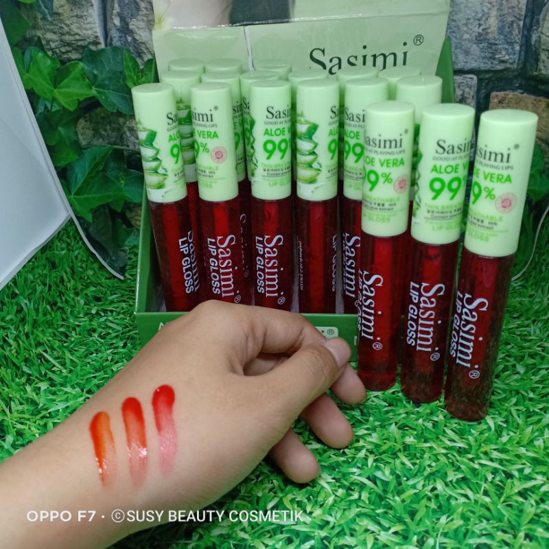 [PER BOX] LIPTIN SASIMI ALOEVERA ISI 24 PCS