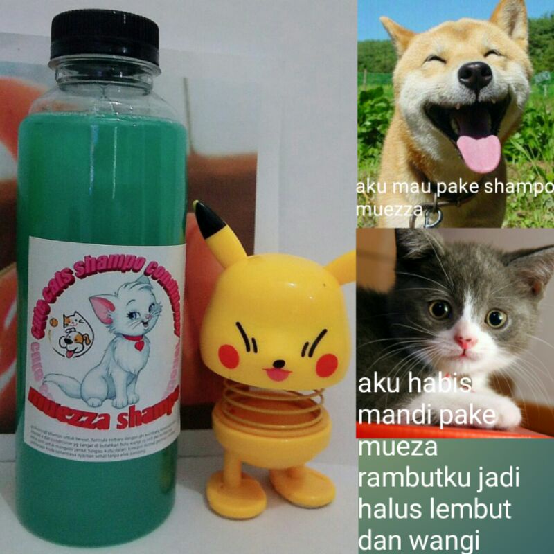 COMBO !!! 3 BOTOL total 750 mili cat sampo ukuran 250 ml untuk kucing anjing sampoo muezza anti kutu jamur tick and flea rontok Angora anggora sampho  mixdome bengal murah terlaris natural obat.