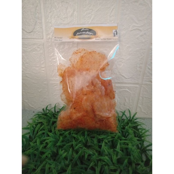 

keripik kaca/gurih/pedas