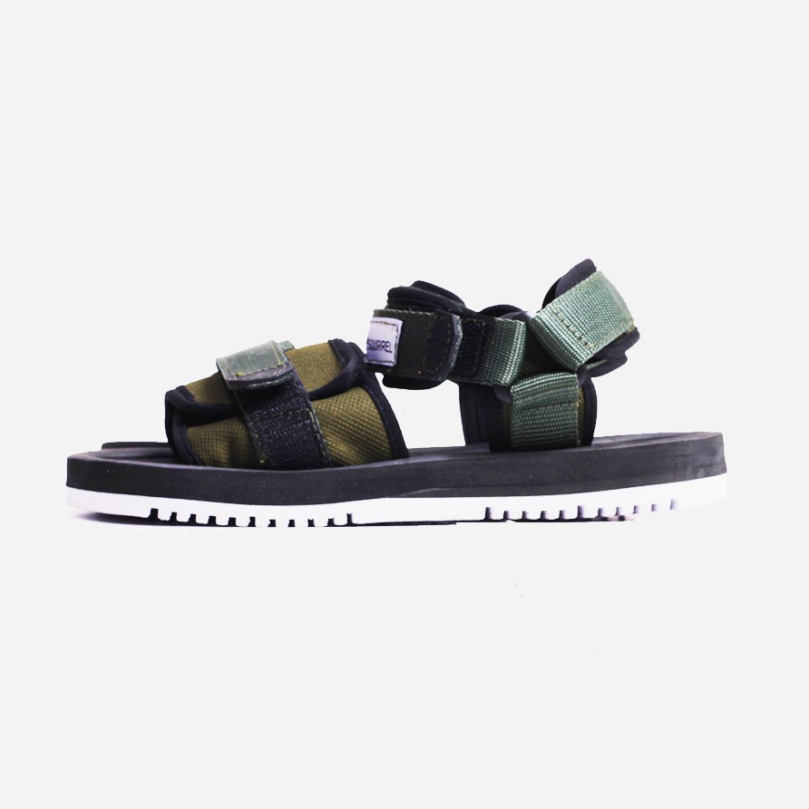 DEKU GREEN |FORIND x Squirrel| Sendal Gunung Original Kulit Santai Kasual Pria Sandal Footwear New