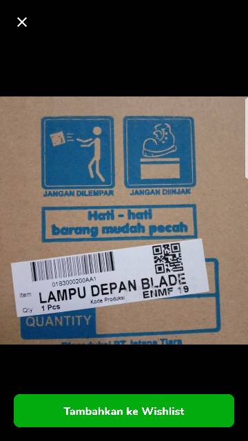 reflektodmr/ lampu depan blade