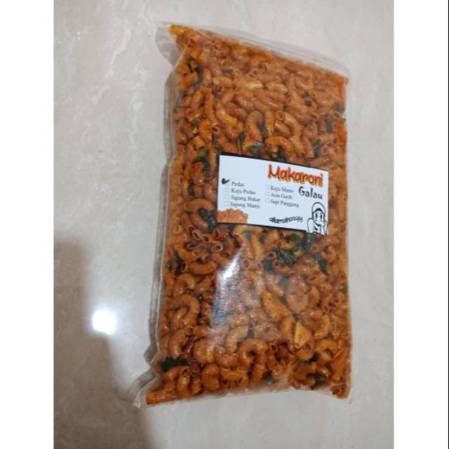 

Makaroni Galau 1kg daun jeruk bawang putih