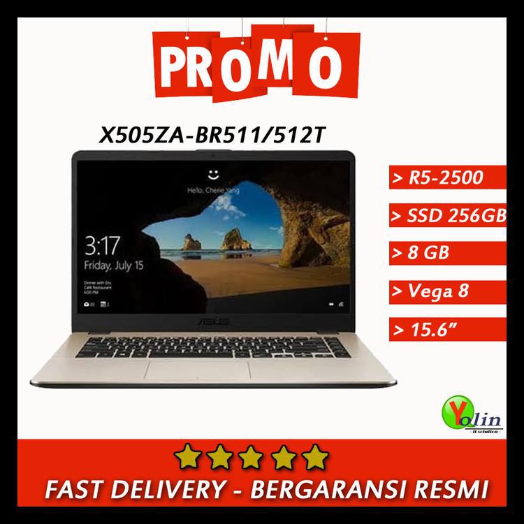 Terlaris Asus Vivobook X505Za Ryzen 5-2500U|8Gb|256Gb Ssd|Win10 Promo Barang Murah