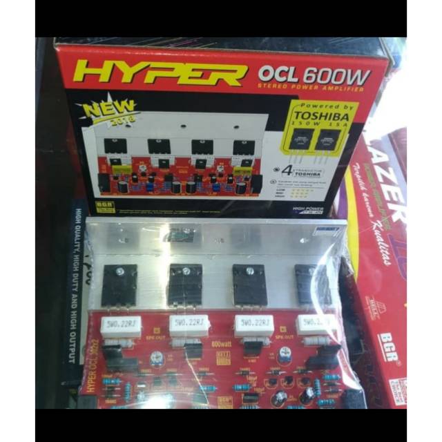 Kit power ampli hyper ocl 2x300 watt