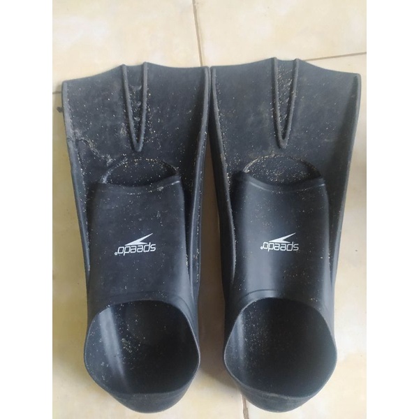 Fins Kaki katak Speedo ukuran 42 bekas preloved snorkeling diving