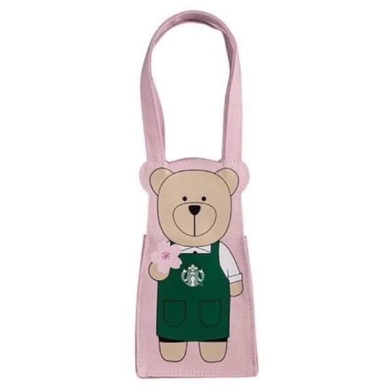 Starbucks Taiwan Bearista ToGo Cup Bag Tas Tenteng Cup