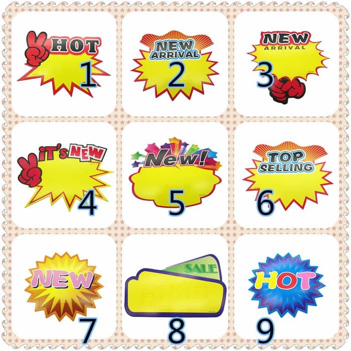

Termurah - Kertas Stiker / Stiker Promo / kartu promosi harga