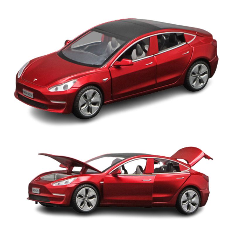 New 1:32 Tesla MODEL 3 Alloy Car Model Diecasts Toy Vehicles Toy Cars Kid Toys For Children Gifts Boy Toy