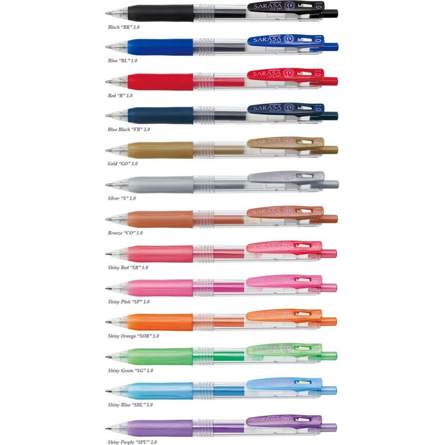 

Pulpen Gel Sarasa Clip 1.0