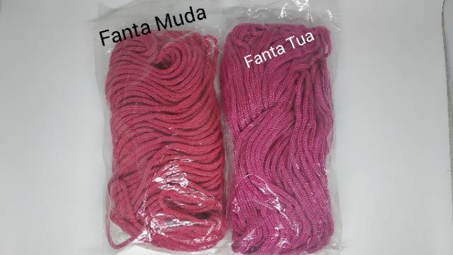 [Bagian 1] Tali kur 3mm, merk panda 80 gram(+- 30 meter) bahan kerajinan