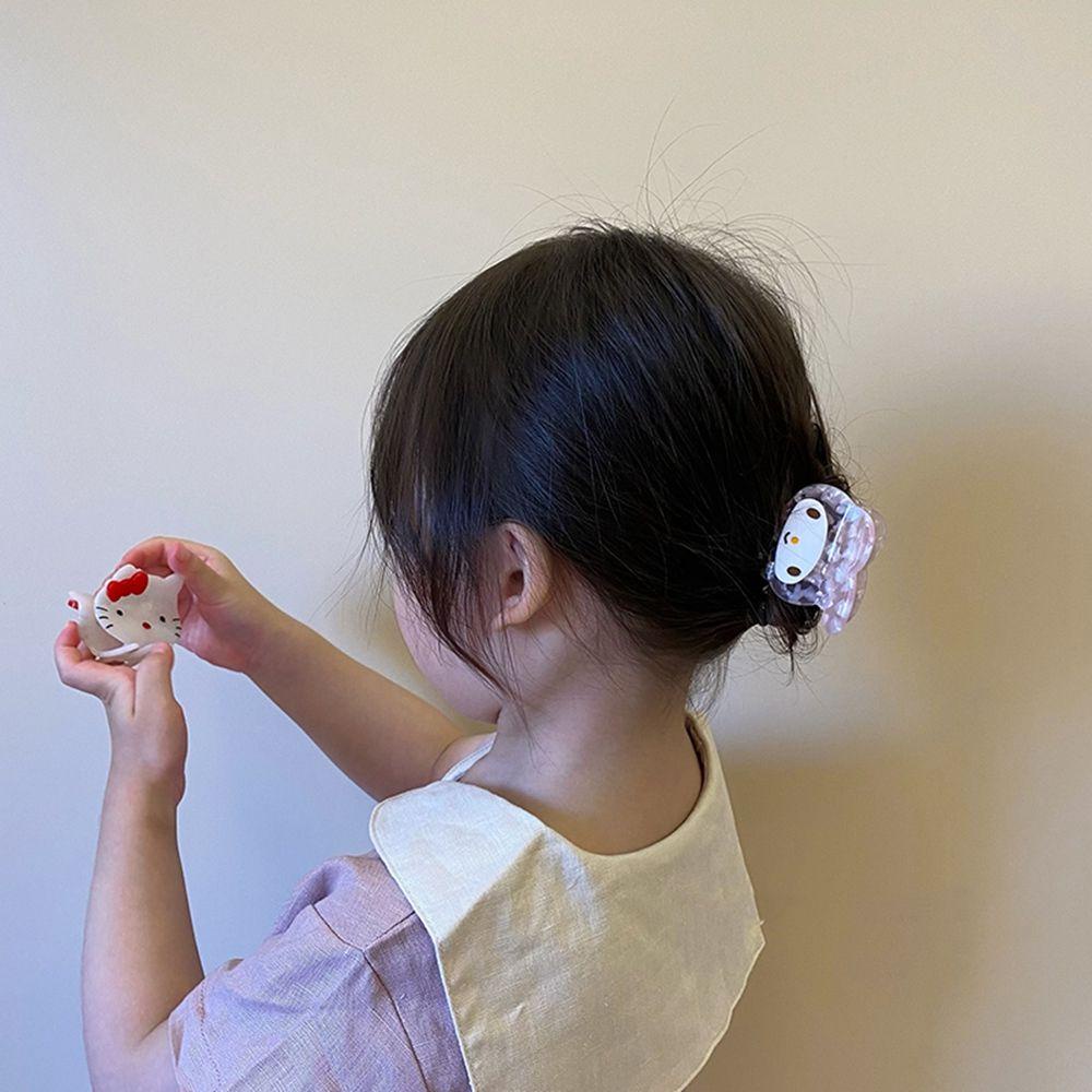 Rebuy Kartun Klip Rambut Lucu Kreatif Sederhana Anime Kecil Sedang Anak Hiasan Kepala Aksesoris Rambut Asetat Perempuan