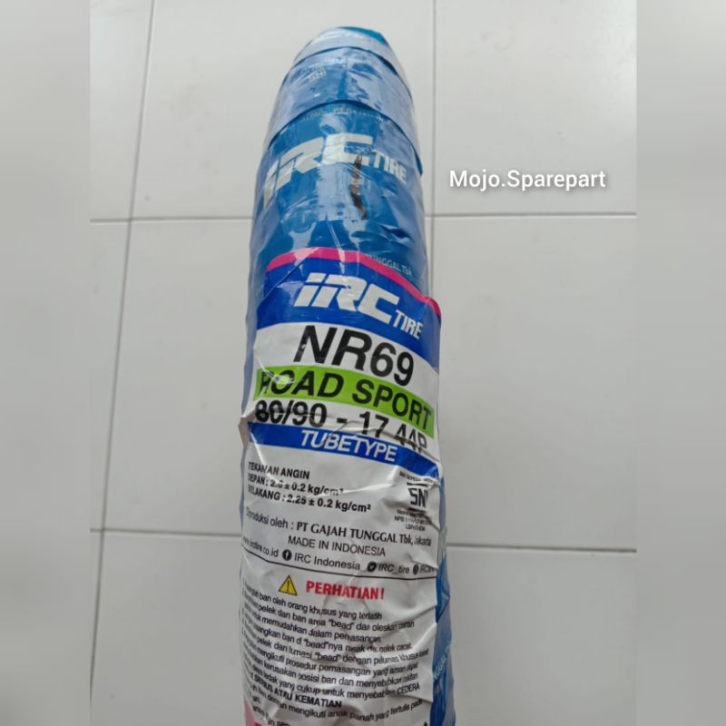 Ban Luar Motor 80/90 - 17 atau 275 - 17 IRC Bebek Belakang