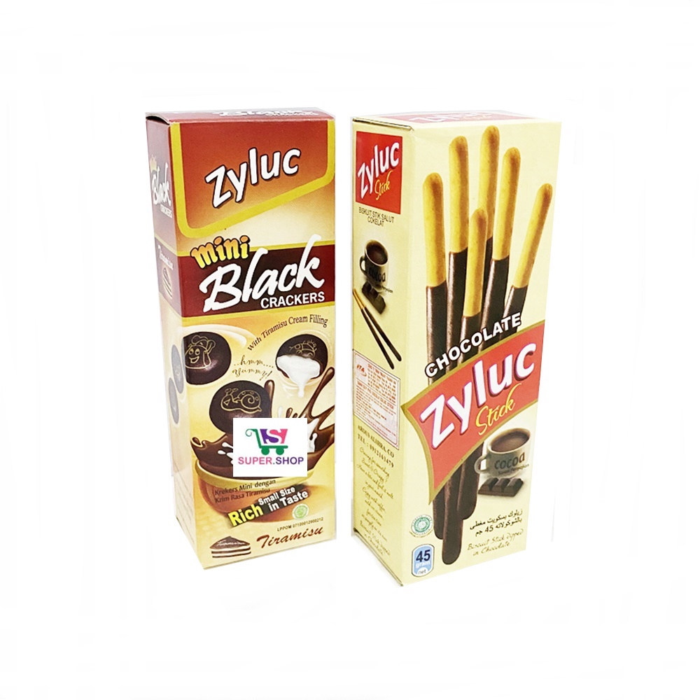 

Zyluc Stick Chocolate Biskuit / Black Crackers Tiramisu 45 Gram