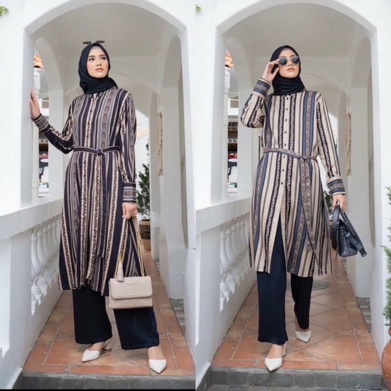 TUNIK OLEA FULL KANCING RAYON VISCOSE