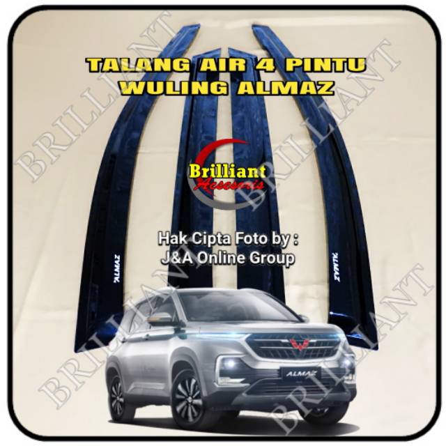 Talang Air 4 Pintu Mobil - WULING - Almaz / Confero S / Cortez / Alvez / Air EV