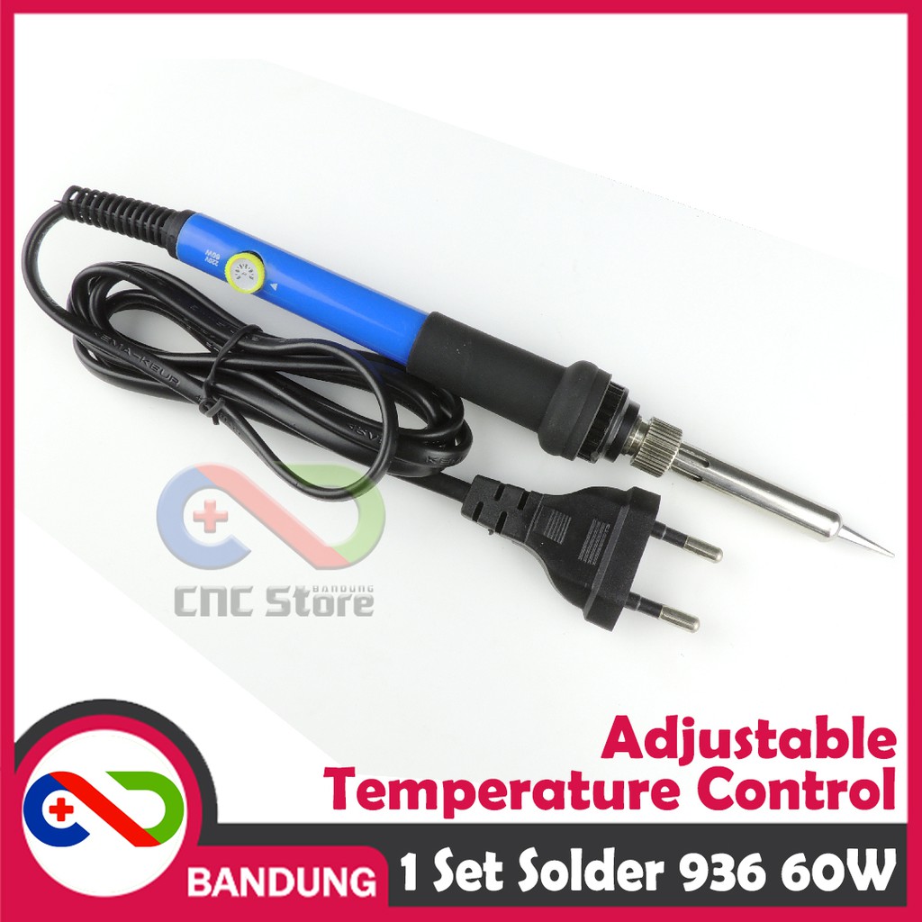 SOLDER TOOLS 936 60W ADJUSTABLE TEMPERATURE CONTROL SET 2 PLUS