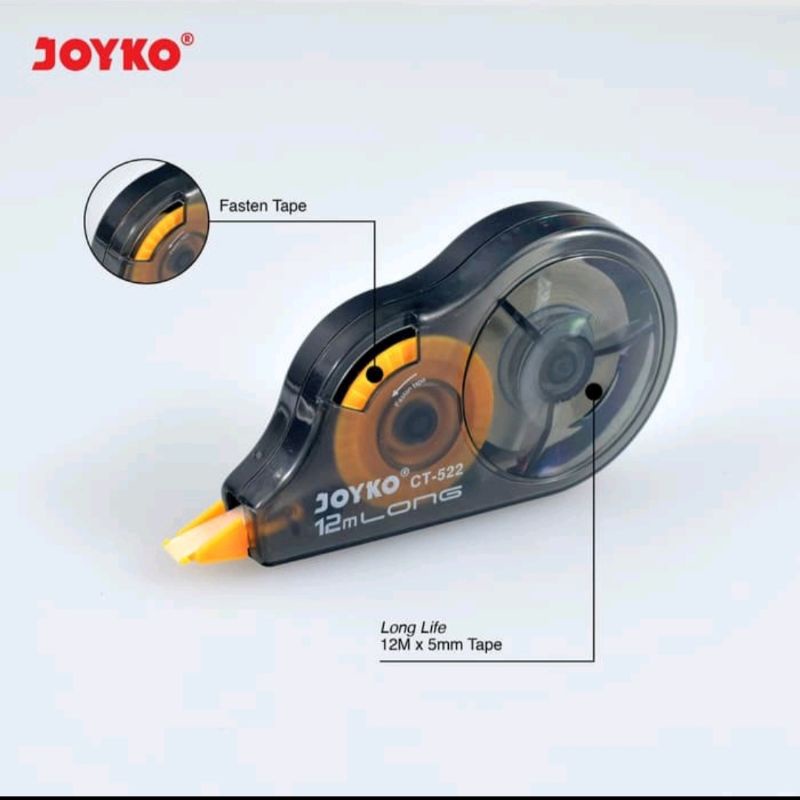 Tip ex Roll Joyko CT-522 / Tip ex Kertas Joyko 12 M / Correction Tape