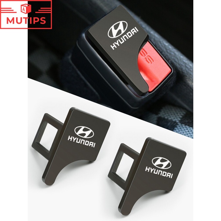 Klip Gesper Sabuk Pengaman Mobil Bahan Zinc Alloy Untuk Hyundai Getz Accent Atoz i20 Trajet H1 i10 Kona Santa Fe