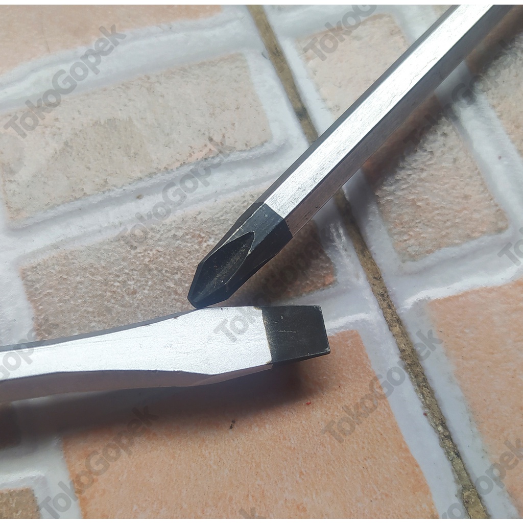 OBENG KETOK GETOK 4 5 6 INCH TEMBUS PLUS (+) / MINUS (-)