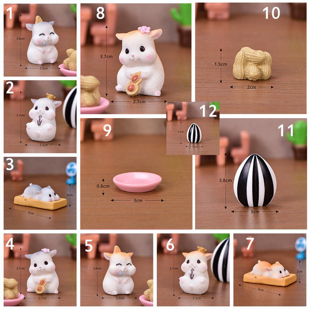 Mxbeauty Miniatur Keju / Tikus / Hamster Untuk Dekorasi Rumah Boneka